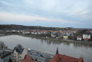 Blick vom Burg über die Elbe nach Niederfähr