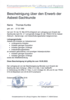 Zertifikat Sachkundelehrgang Asbest gem. TRGS 519 - 4c