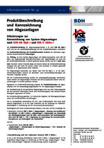 VSE-Infoblatt: "Kennzeichnung von System-Abgasanlagen"