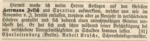 Mitteilung / Warnbung vor Gesellen vom Januar 1889