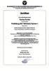 2021 Zertifikat Fortbildung Immissionsrecht und neuzeitliche Feuerungsanlagen