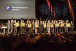 Meisterfeier der HWK Dresden 2014, in der Mitte der Bundespräsident Joachim Gauck